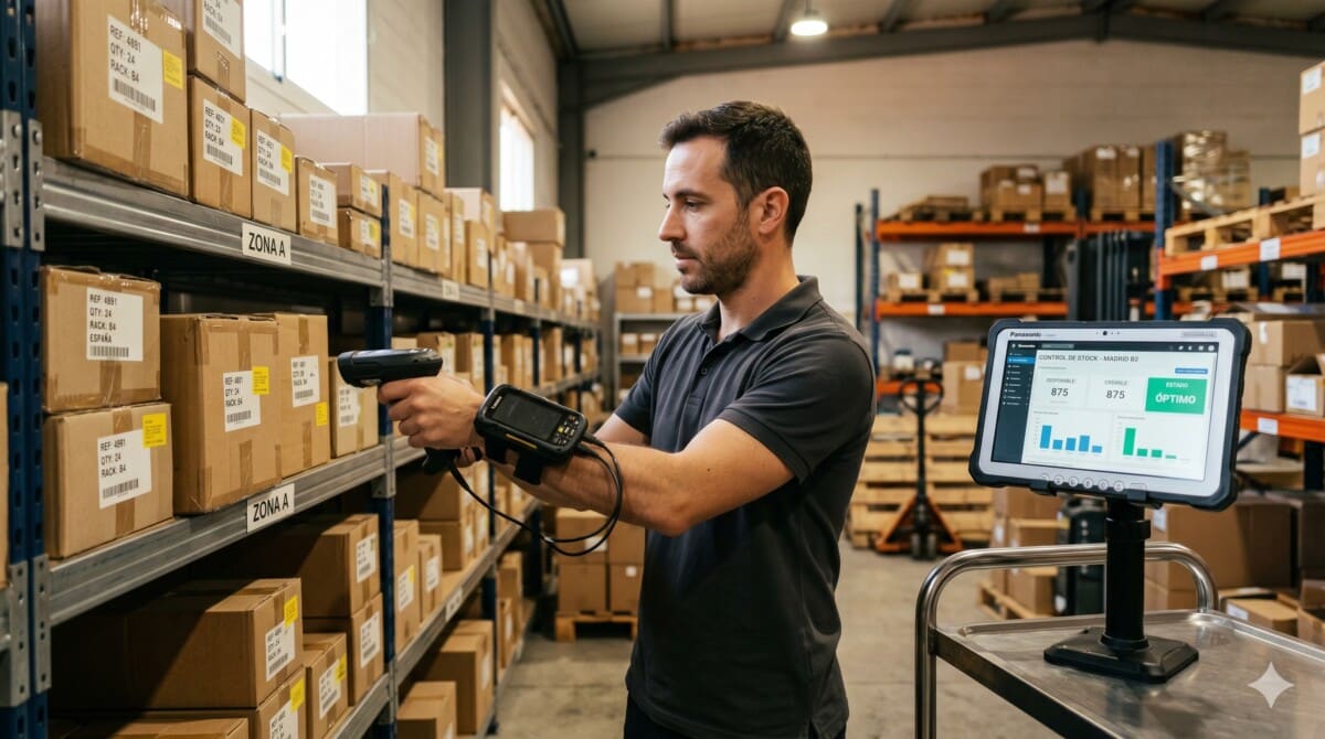 Automatización de inventario inteligente en almacén de pyme