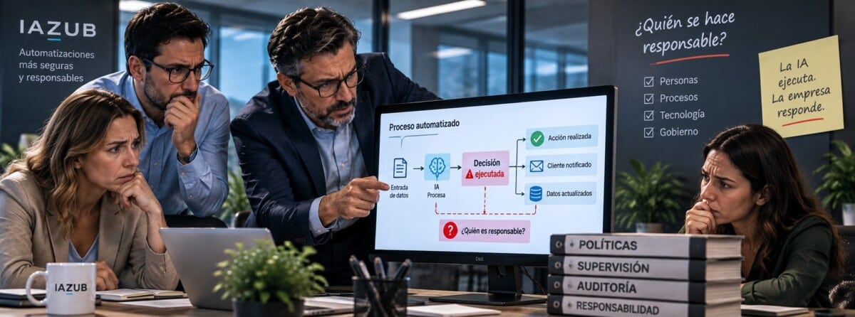 Has automatizado el proceso. Ahora viene la pregunta incómoda: ¿quién se hace responsable?