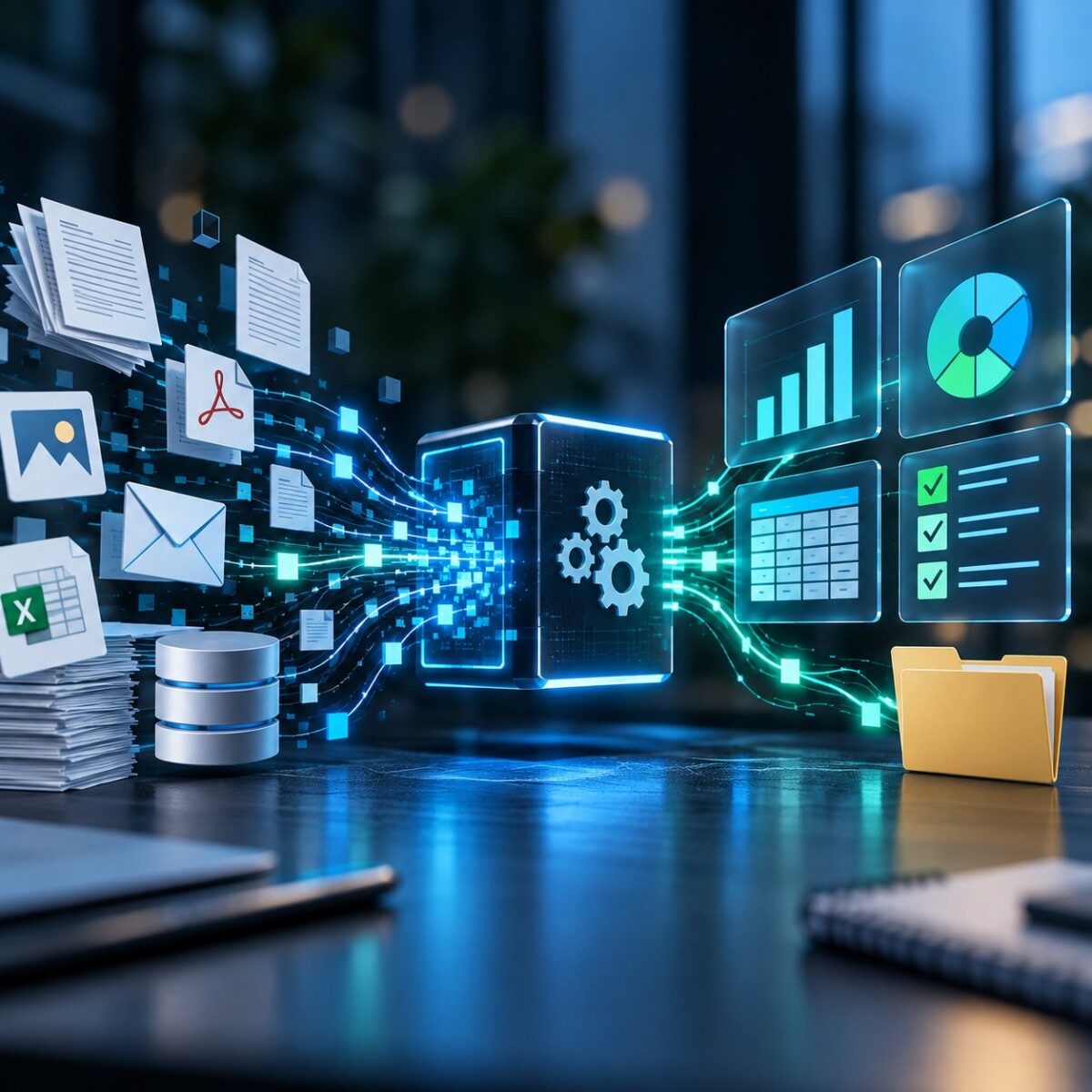 Procesamiento y validación de datos en estructuras automatizadas para pymes