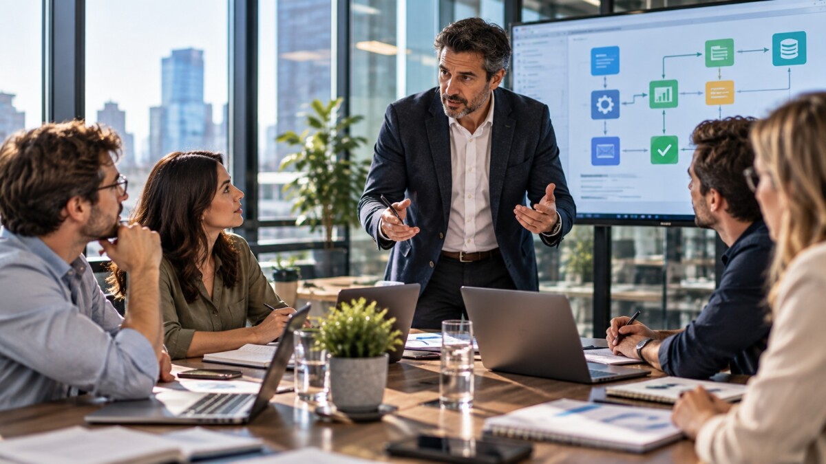 Supervisión de resultados y control de calidad en flujos de automatización empresarial
