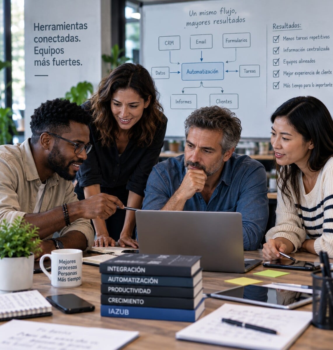 Optimización y conexión de herramientas en la Pyme